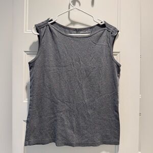 Eddie Bauer women’s Gray Sleeveless Top